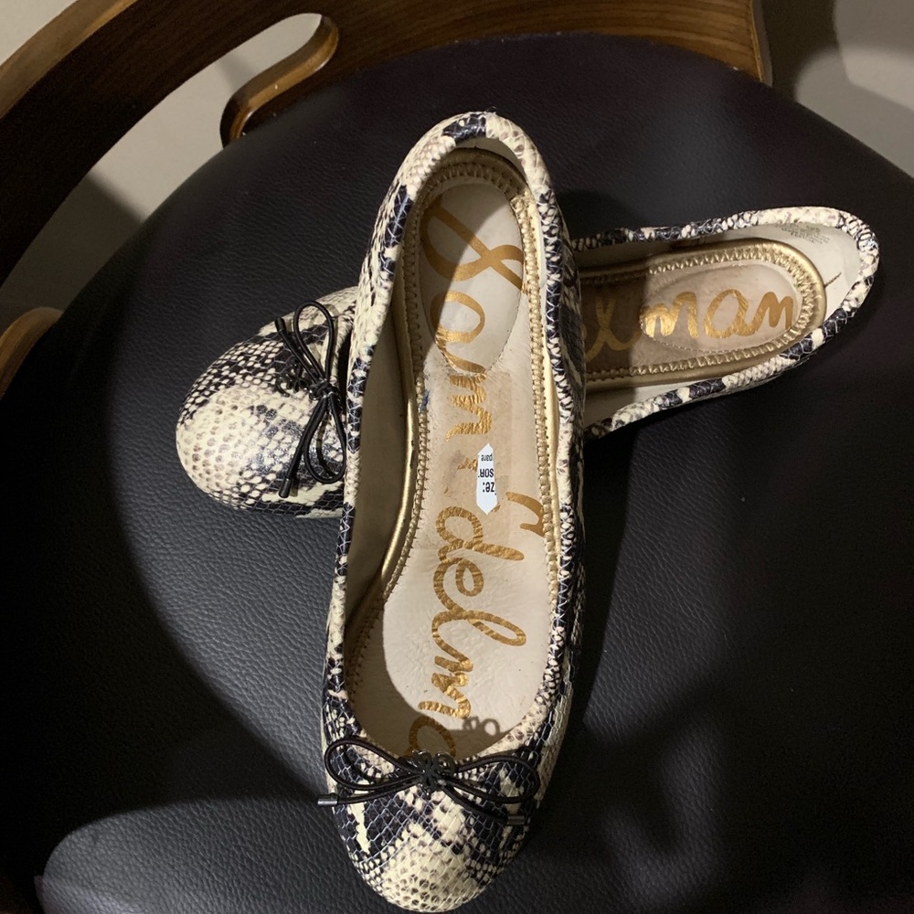 Sam edelman felicia flats snake print